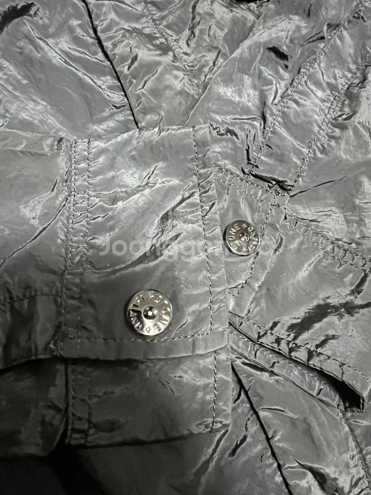 스톤아일랜드 18ss 나일론메탈 오버셔츠 블랙M--3