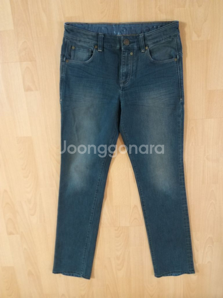 남성 캘빈클라인진 슬림핏 데님 일자청바지 (사방스판31--1