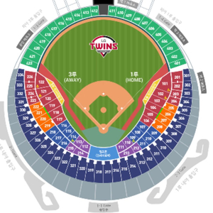 잠실 야구장) 10/15 LG VS 두산 3루 오렌지석