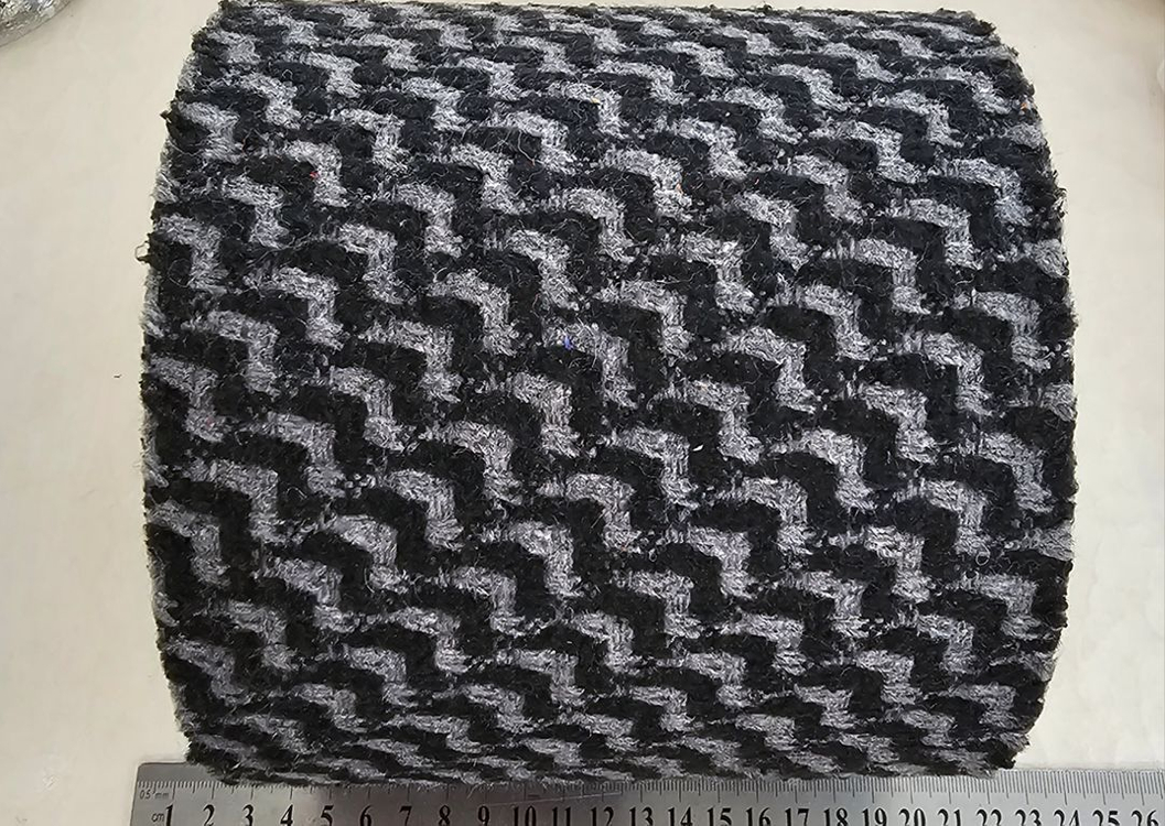 원단리본 물결무늬 블랙 10마 일괄--2