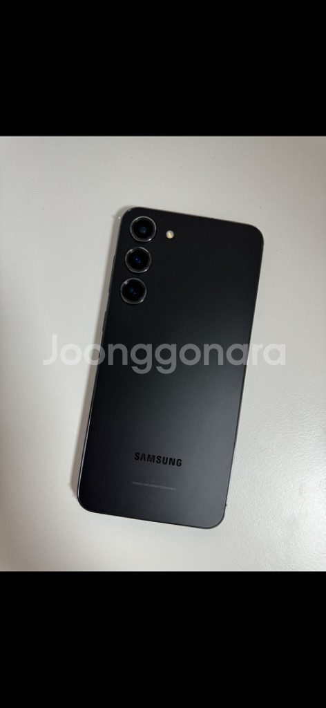 갤럭시 S23 플러스 256 팬텀블랙 정상해지--1