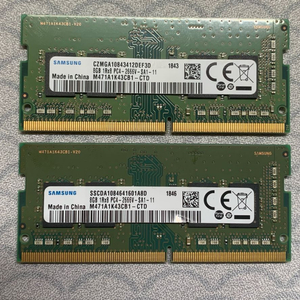 삼성 노트북 램RAM DDR4-2666 8Gx2 16G