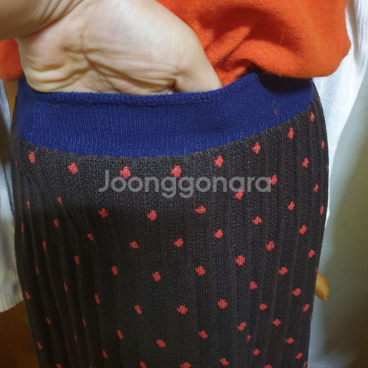 밴딩스커트 주름스커트 롱스커트 니트스커트--3