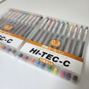 Hi-tec-C 하이테크 C 0.3mm 10색 세트