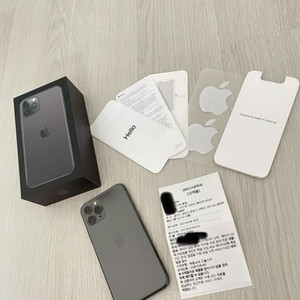 아이폰11프로 스페이스그레이 배터리 99% 256GB