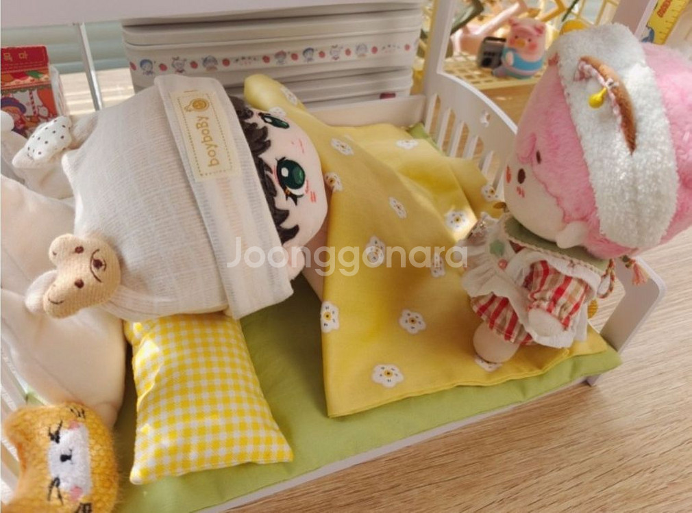 인형 침대 가구 소품 20cm 10cm 앙스타 신누이--1
