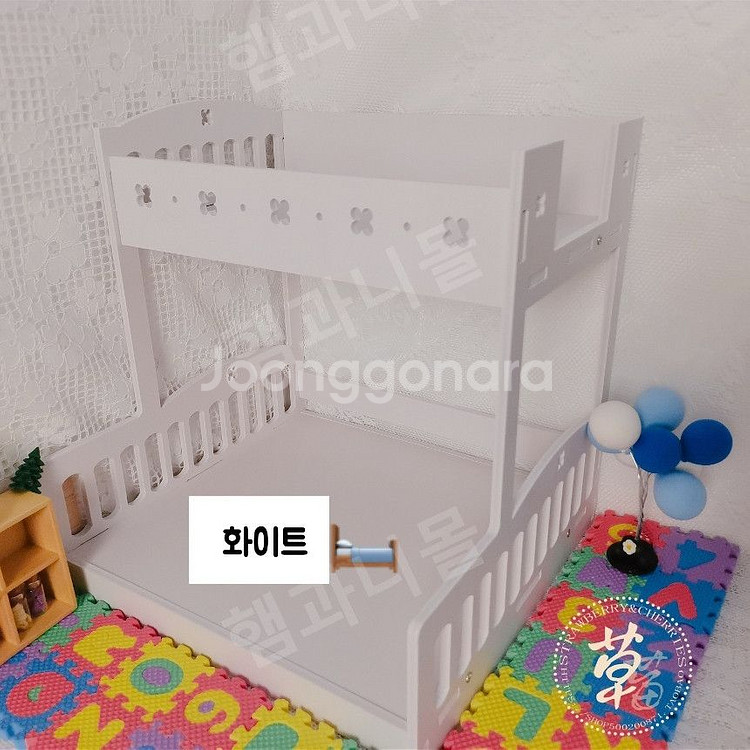 인형 침대 가구 소품 20cm 10cm 앙스타 신누이--3