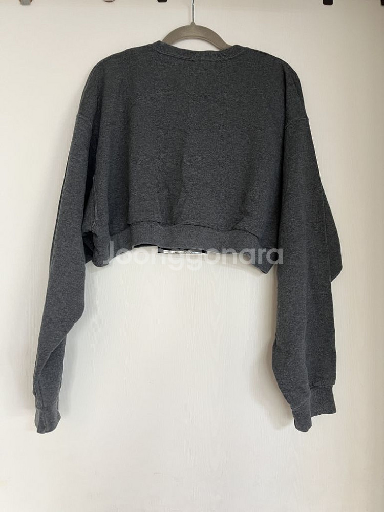 ysl 입생로랑 진그레이 커스텀 크롭맨투맨--4