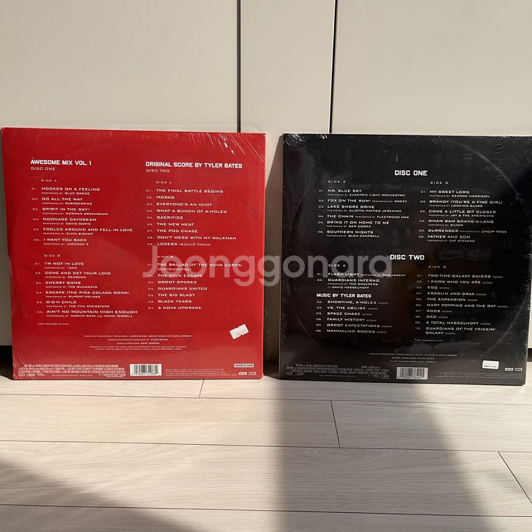 가디언즈 오브 갤럭시 1,2 LP 팝니다--1