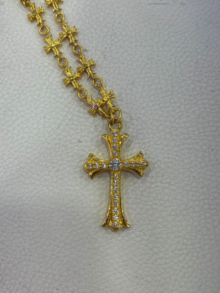 새상품 크롬하츠 순금 15돈 목걸이 | 중고나라 - 안심되는 중고거래