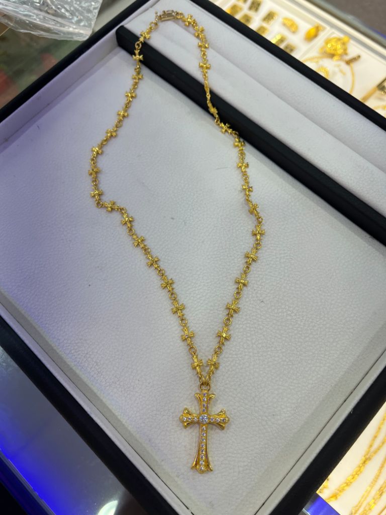 새상품 크롬하츠 순금 15돈 목걸이 | 중고나라 - 안심되는 중고거래