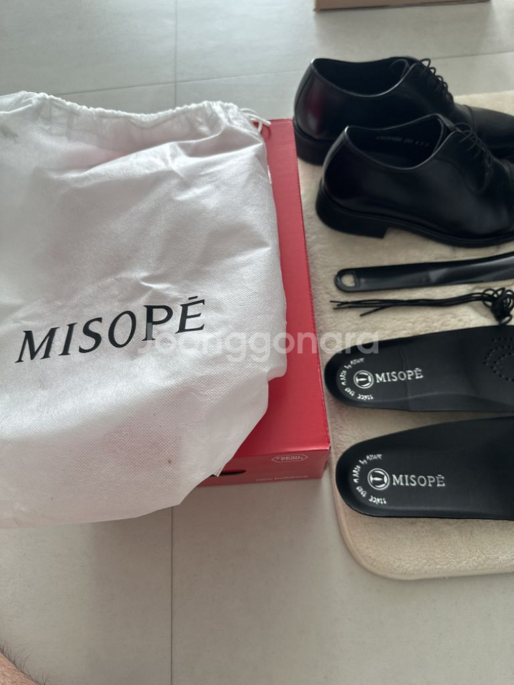 미소페 스트레이트 정장화 키높이6cm 260--5