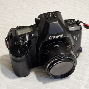 캐논 자동 필름카메라 eos3 + 50mm f1.8