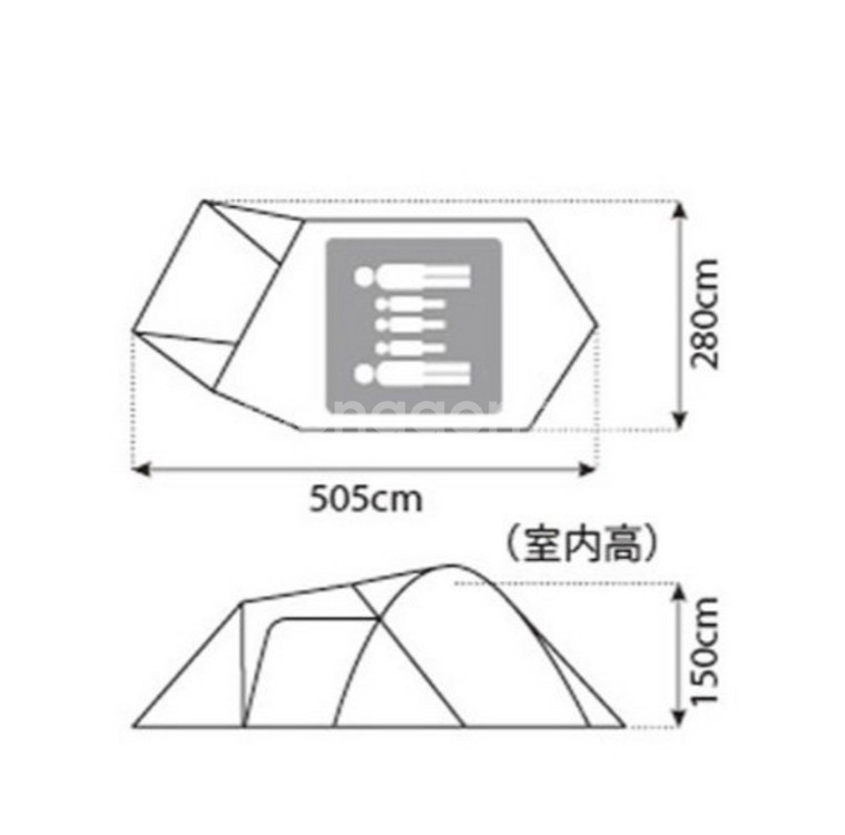 스노우피크 어메니티돔 M+핵사타프 L--5