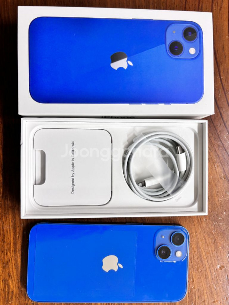 아이폰13 블루 128G--1