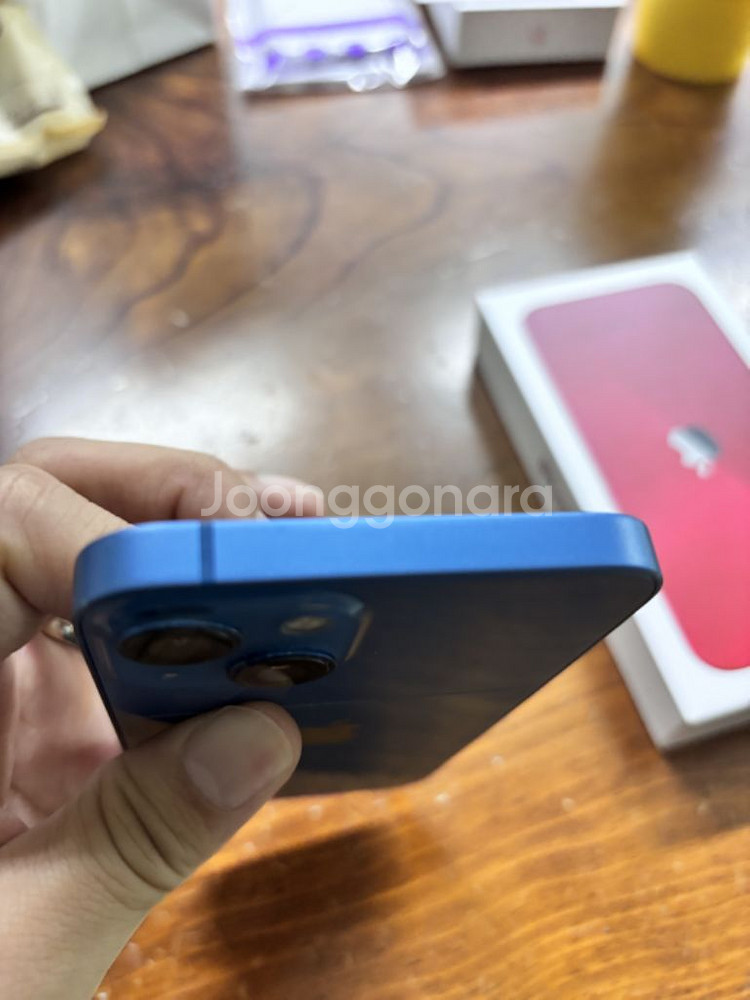 아이폰13 블루 128G--4