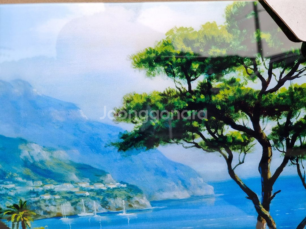 인테리어 장식 호수가풍경 그림 벽걸이 액자--2