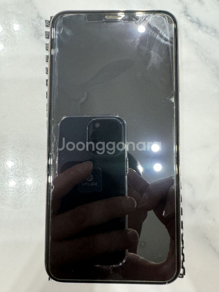 아이폰 SX MAX 64 로즈골드 판매 (상부잔상)--3