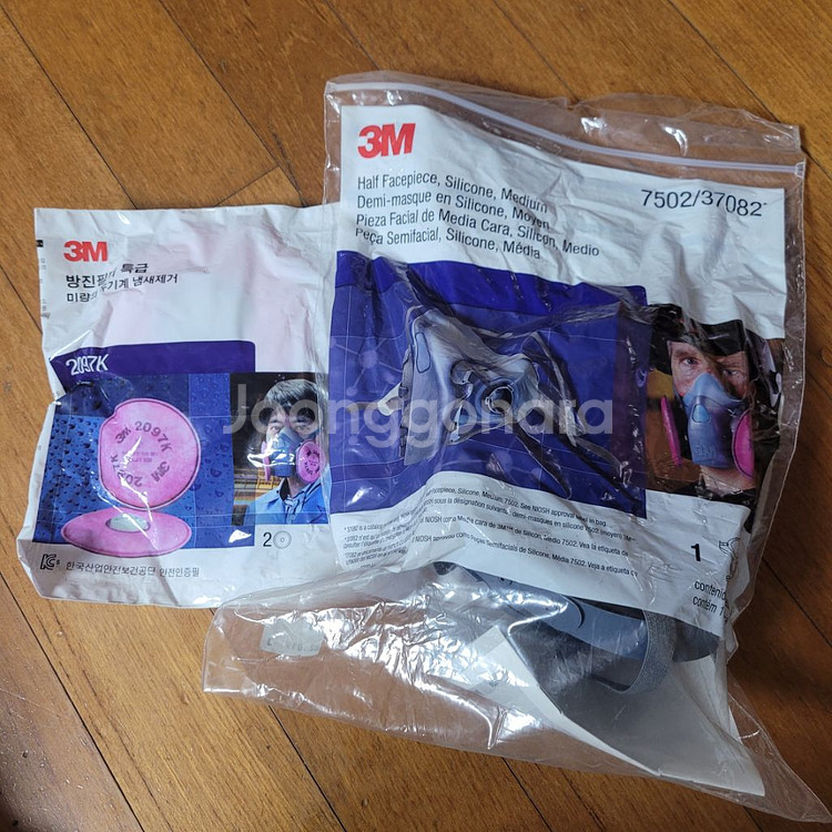 3M 방진마스크 필터 1개 추가 (7502 2097k)--0