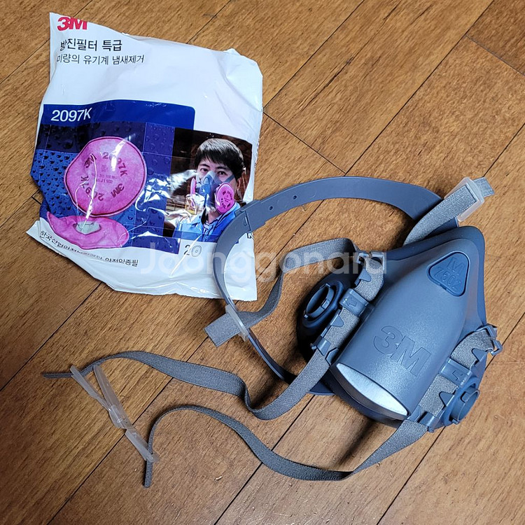 3M 방진마스크 필터 1개 추가 (7502 2097k)--3