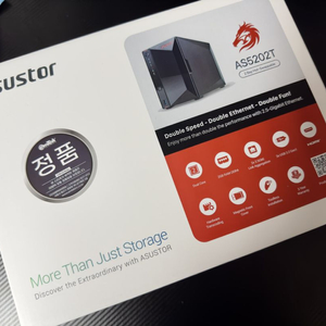 ASUSTOR AS5202T 이엠텍(HDD 미포함)