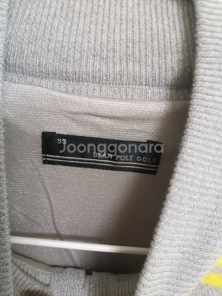 여성 빈폴골프 울.방풍 반집업니트(스판95)--3