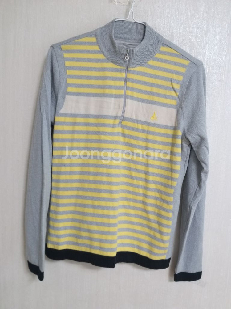 여성 빈폴골프 울.방풍 반집업니트(스판95)--6