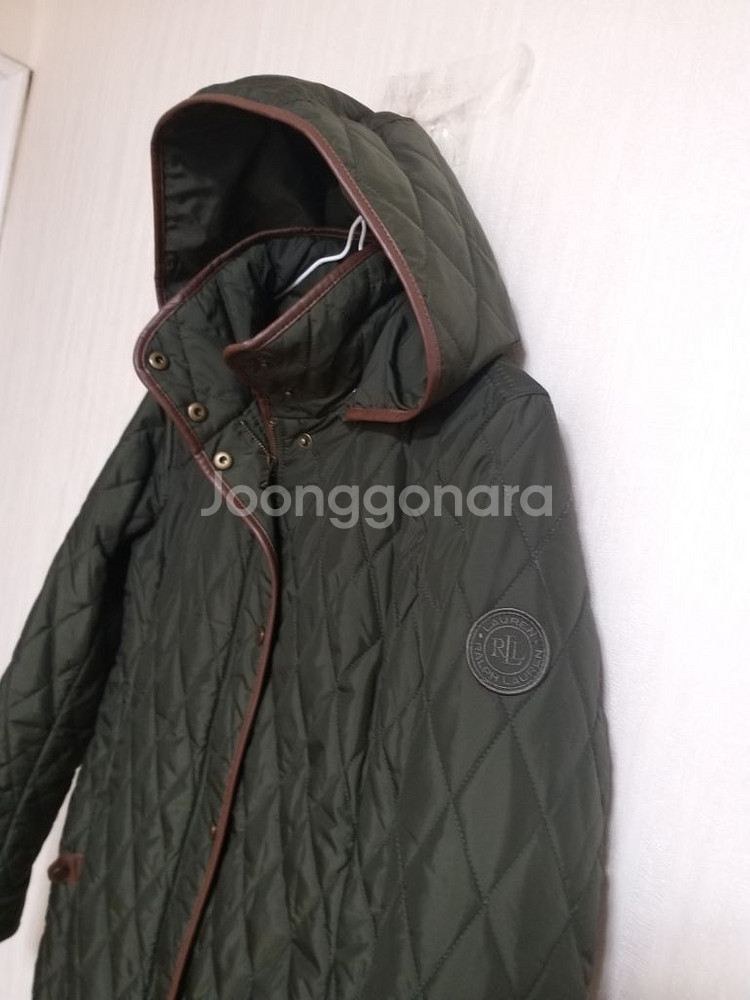 여성 랄프로렌 누빔 롱패딩 (90)--2