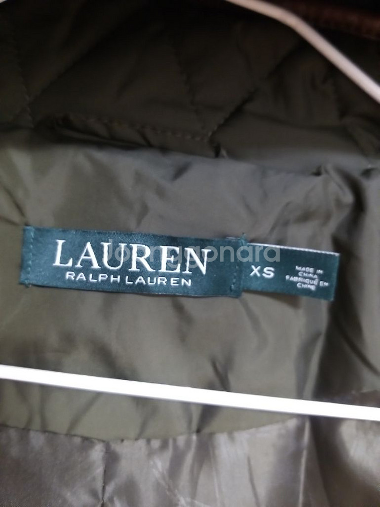 여성 랄프로렌 누빔 롱패딩 (90)--5