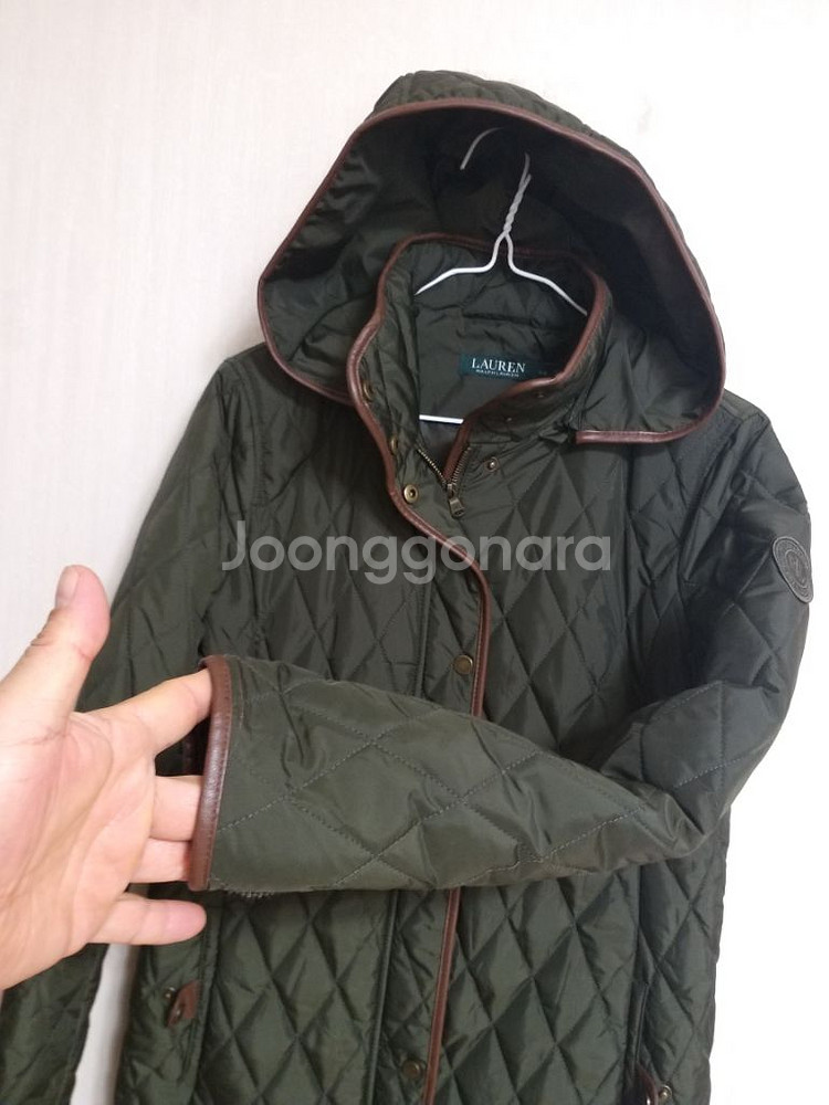 여성 랄프로렌 누빔 롱패딩 (90)--3