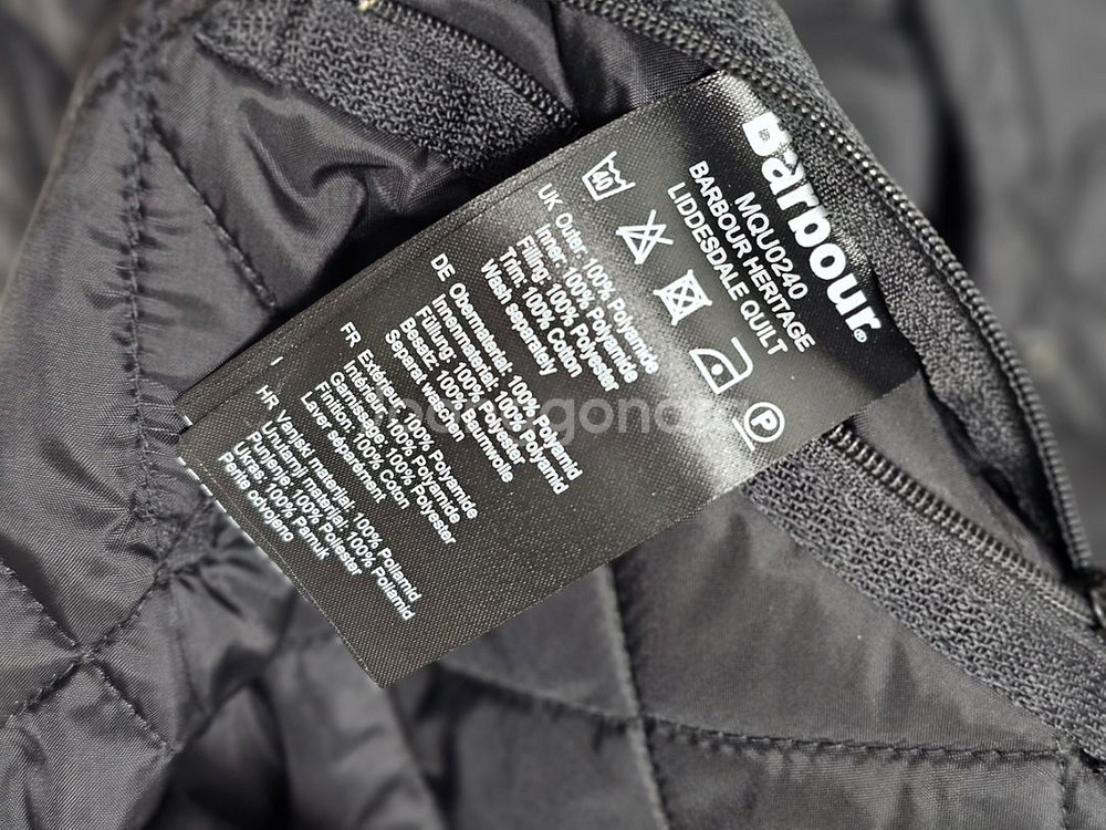 바버 헤리티지 리더스데일 퀼팅 자켓 XL--5