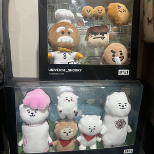 BT21 방탄 알제이 슈키 가족 유니버스 스탠딩 일괄