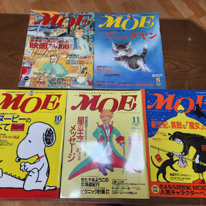 일본 잡지 MOE 과월호 20년도 다섯권 일괄