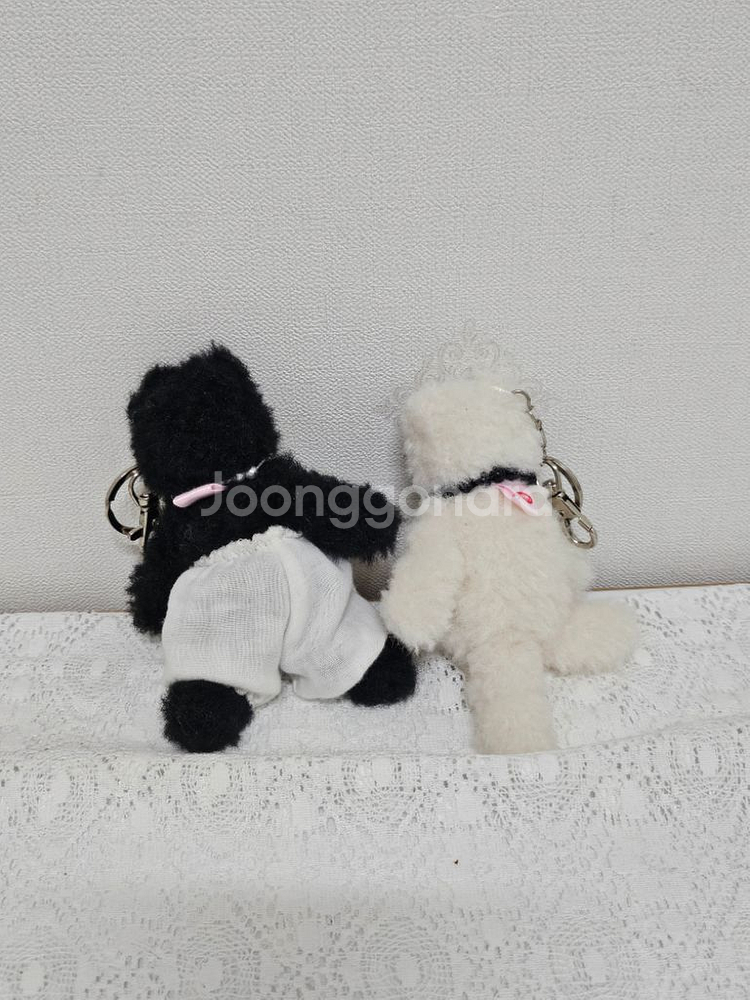 (두개세트) 모남희 블핑이+흰색빤쮸+진주목걸이, 크림이--2