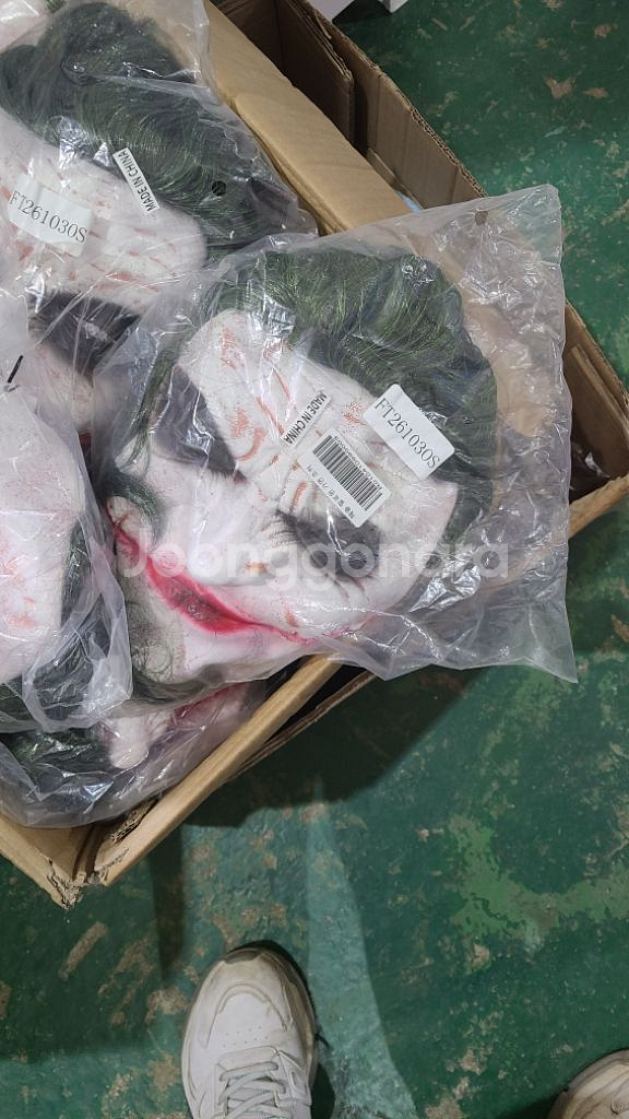 할로윈 조커가면 미사용--8