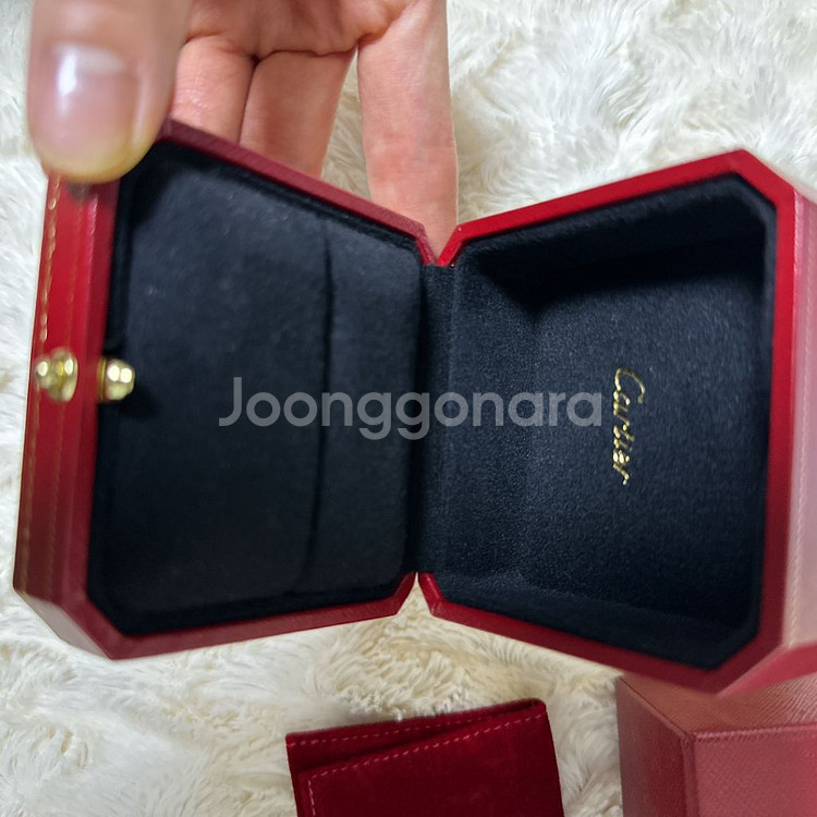 정품 까르띠에 반지 케이스 세트--1