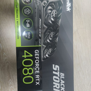 급처)RTX 4080 이엠텍 블랙스톰 단순개봉입니다.