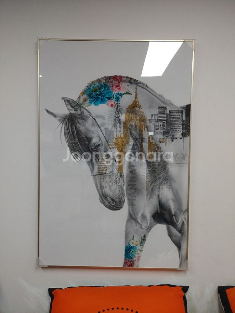 말그림 말액자 대형 럭셔리 팝아트 그림 액자 인테리어--1