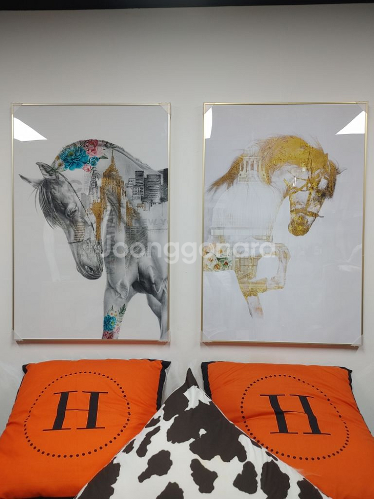 말그림 말액자 대형 럭셔리 팝아트 그림 액자 인테리어--6