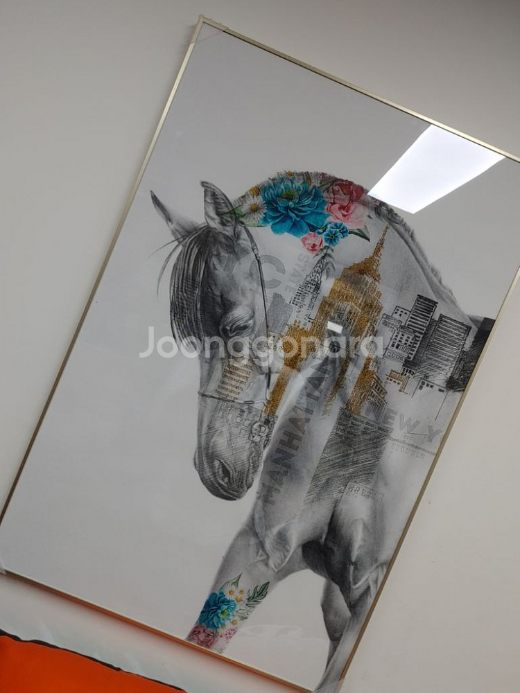 말그림 말액자 대형 럭셔리 팝아트 그림 액자 인테리어--4