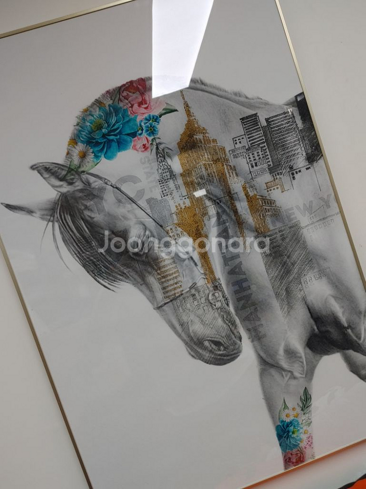 말그림 말액자 대형 럭셔리 팝아트 그림 액자 인테리어--5