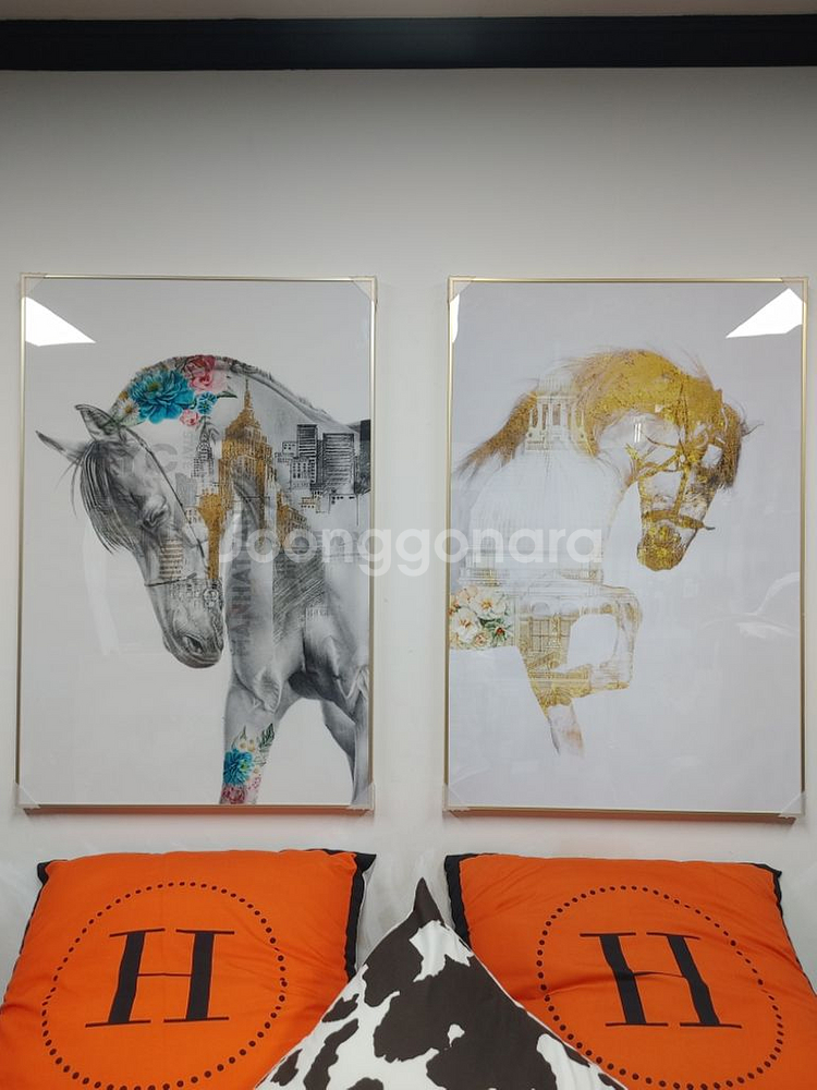말그림 말액자 대형 럭셔리 팝아트 그림 액자 인테리어--9