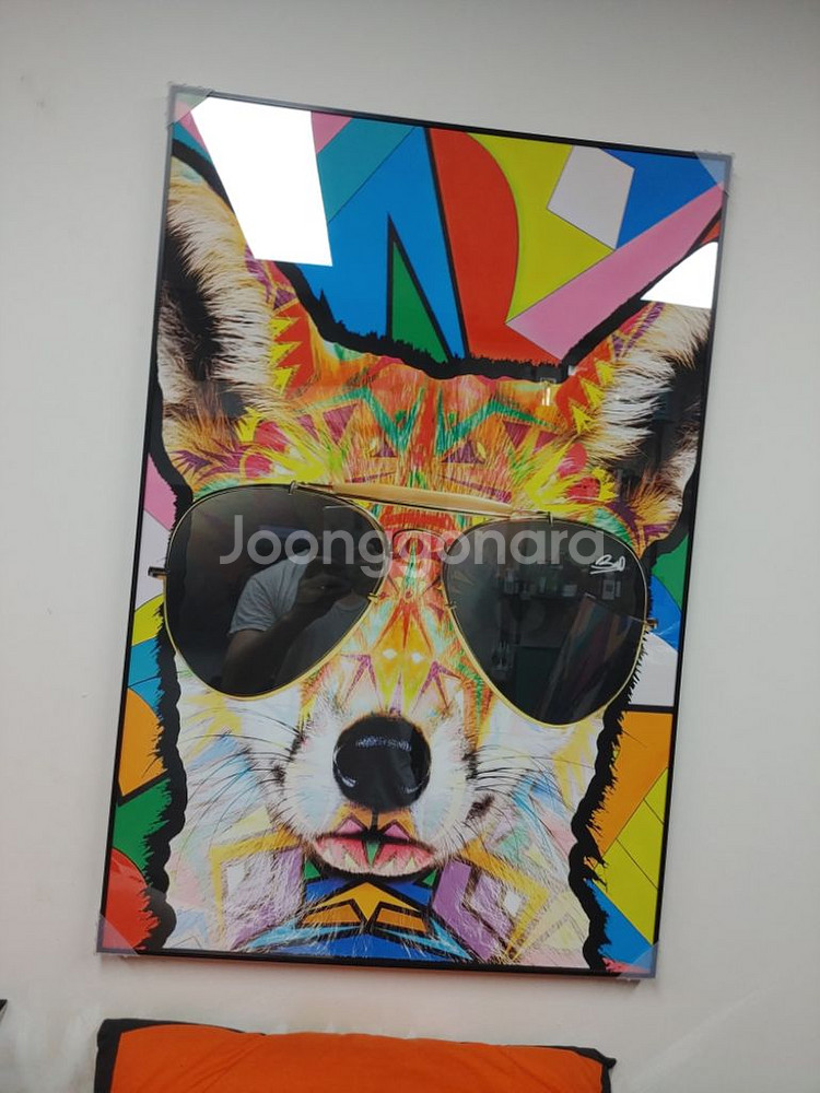 닥스훈트 강아지 반려동물액자 대형 팝아트 그림 액자--1