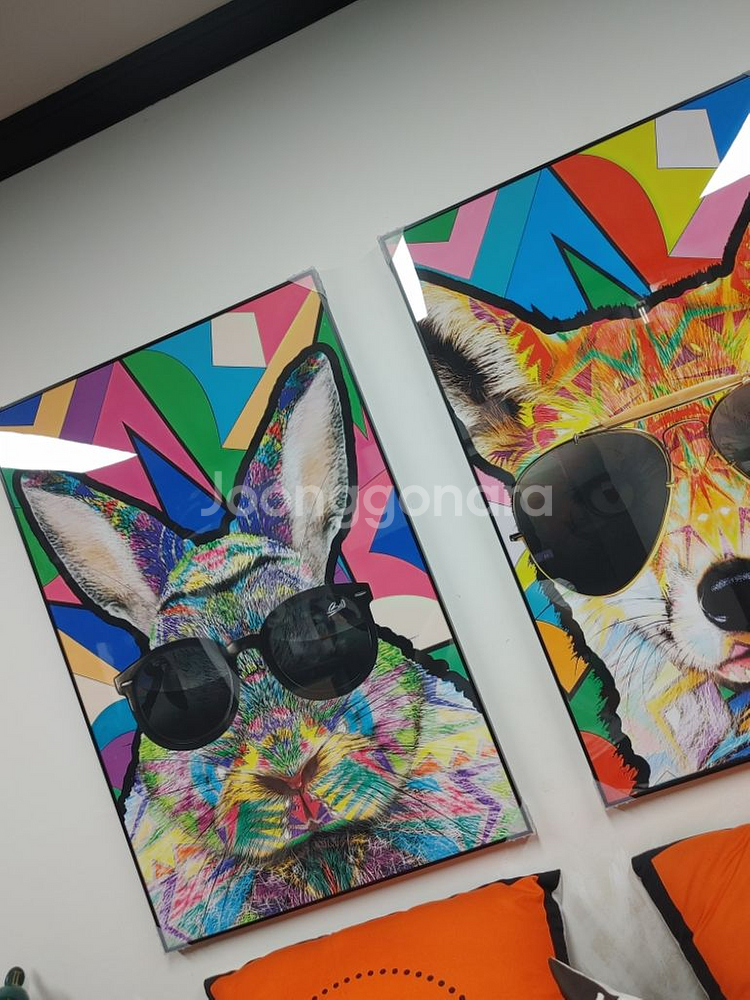 닥스훈트 강아지 반려동물액자 대형 팝아트 그림 액자--7