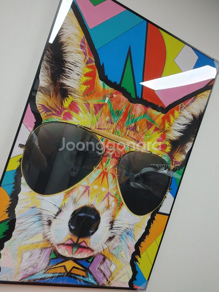 닥스훈트 강아지 반려동물액자 대형 팝아트 그림 액자--3