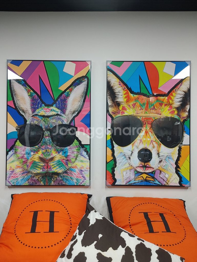 닥스훈트 강아지 반려동물액자 대형 팝아트 그림 액자--6