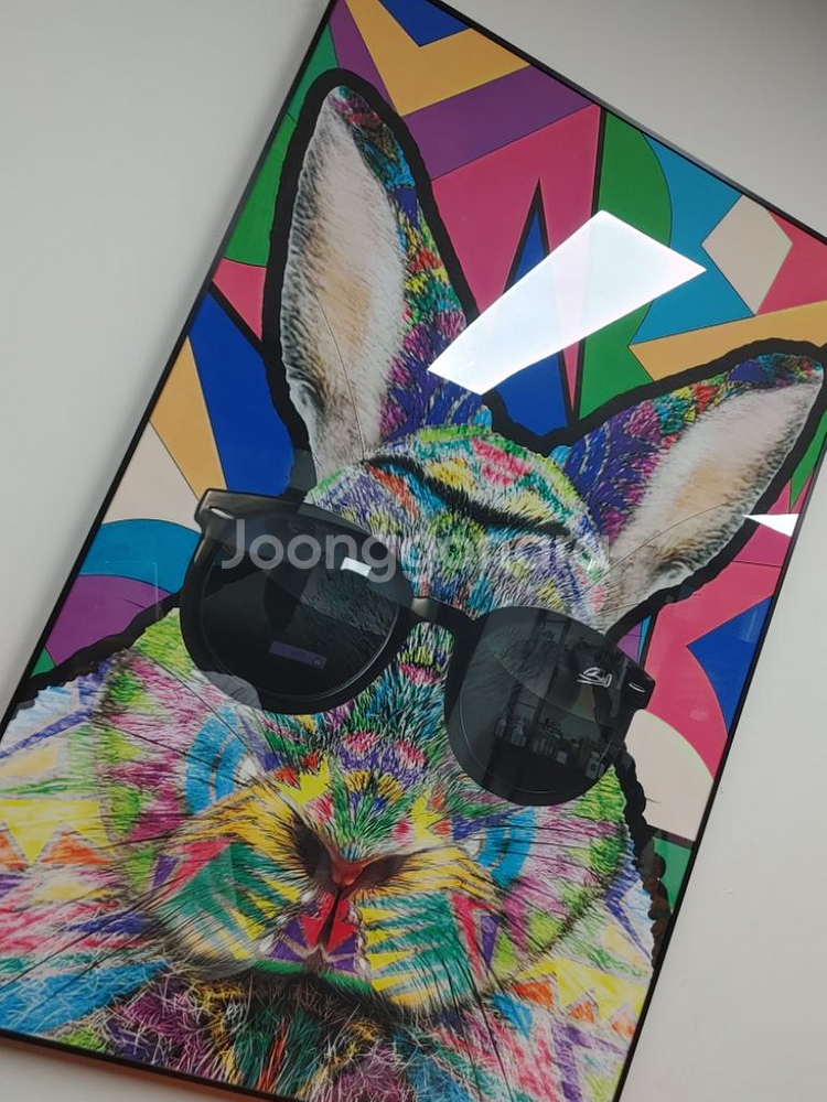 토끼 반려동물액자 반려동물그림 대형 팝아트 그림 액자--1