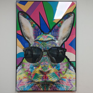 토끼 반려동물액자 반려동물그림 대형 팝아트 그림 액자