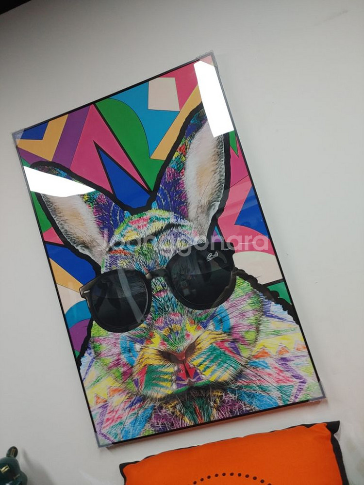 토끼 반려동물액자 반려동물그림 대형 팝아트 그림 액자--2