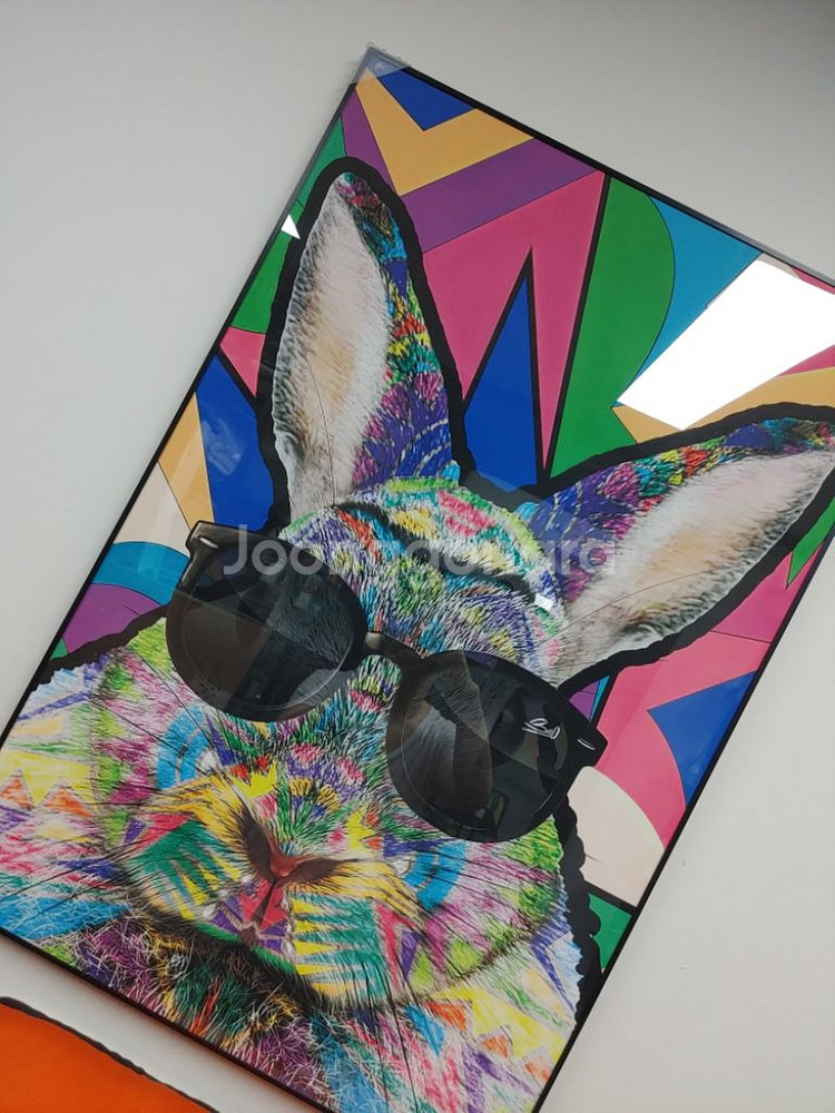 토끼 반려동물액자 반려동물그림 대형 팝아트 그림 액자--3